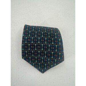 Bill‎ Blass For Lord & Taylor Men Vintage Silk Tie With Geometric Pattern